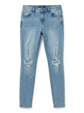 Torrid 18R Light Blue Distressed Women's Skinny Jeans